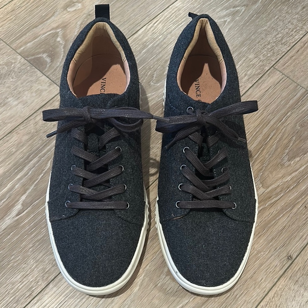 Vince Camuto Men's Charcoal Lace-Up Sneakers